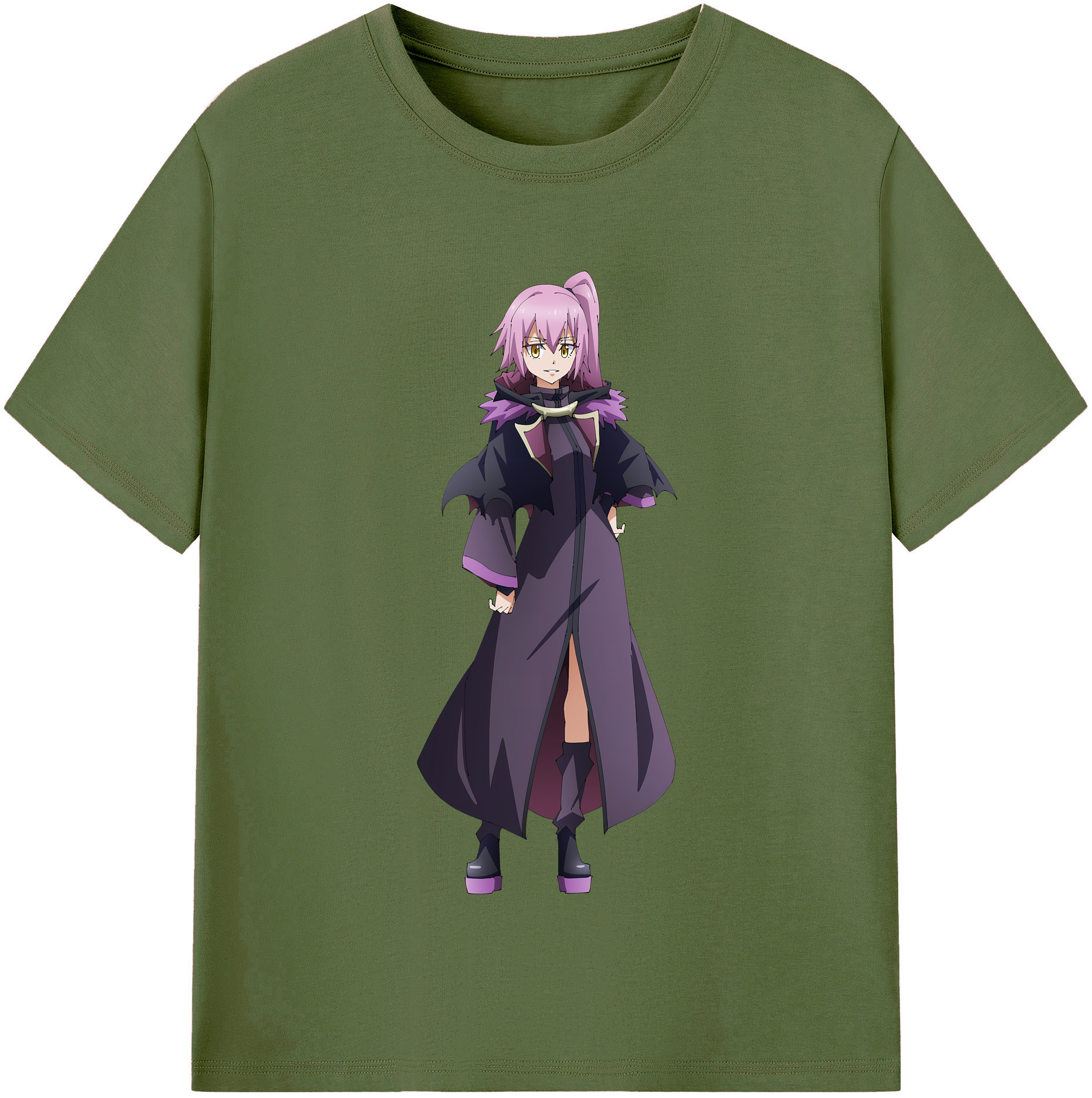 （画像用） 転スラ Regarding Reincarnated to Slime 綿100％半袖Tシャツ（フロントプリント）
